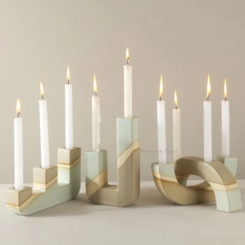 Geometry Candlestick Silicone  - مراجعة Serving Tray Mold وسعره