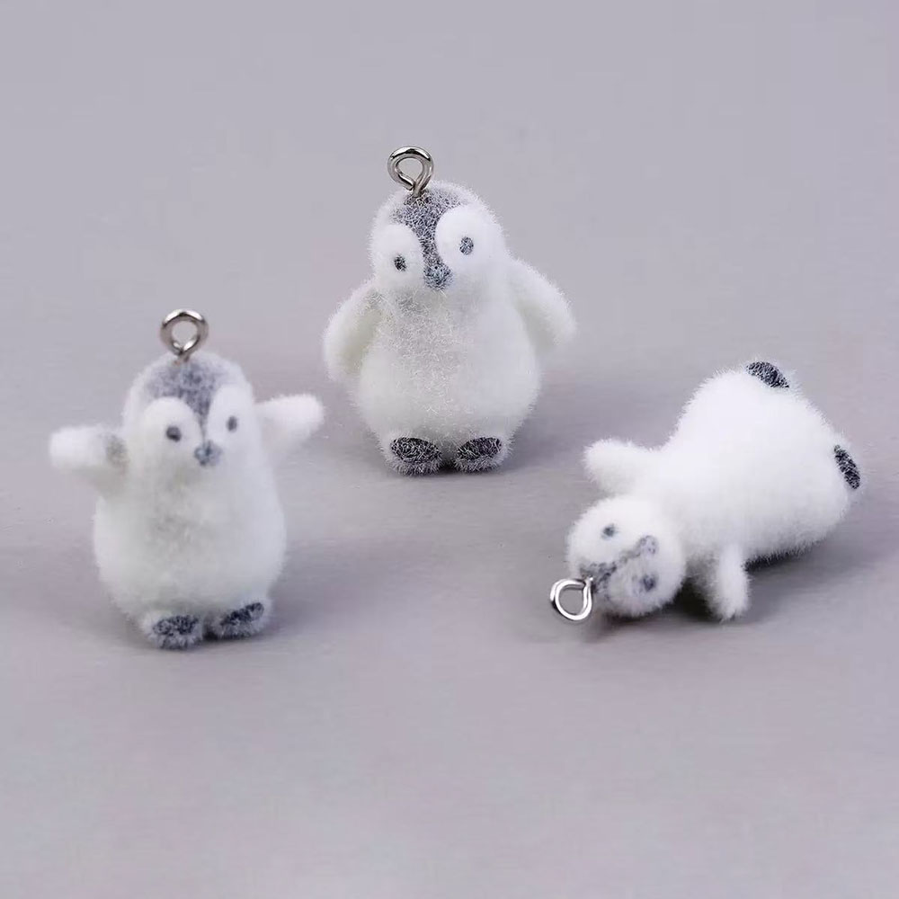 5pcs Flocking Small Penguin Re - مراجعة Resin Craft Projects وسعره