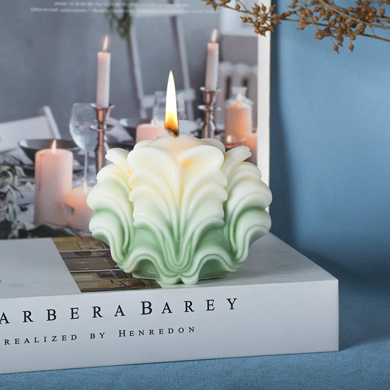 Ocean Shell Candle Silicone Mo - مراجعة Resin Ocean Wave Mold وسعره