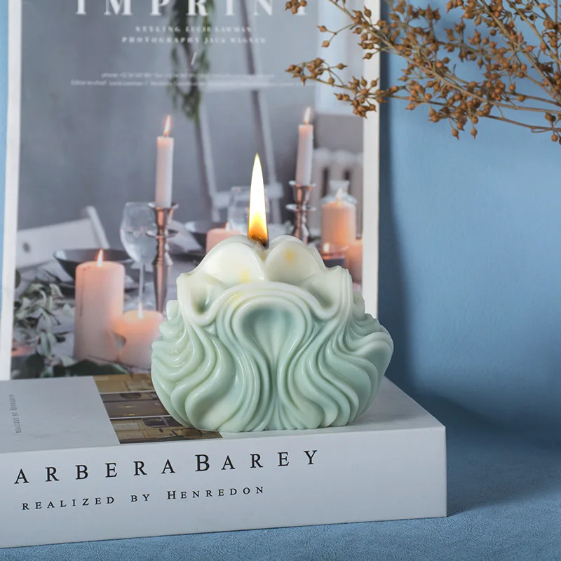 Ocean Shell Candle Silicone Mo - مراجعة Resin Ocean Wave Mold وسعره