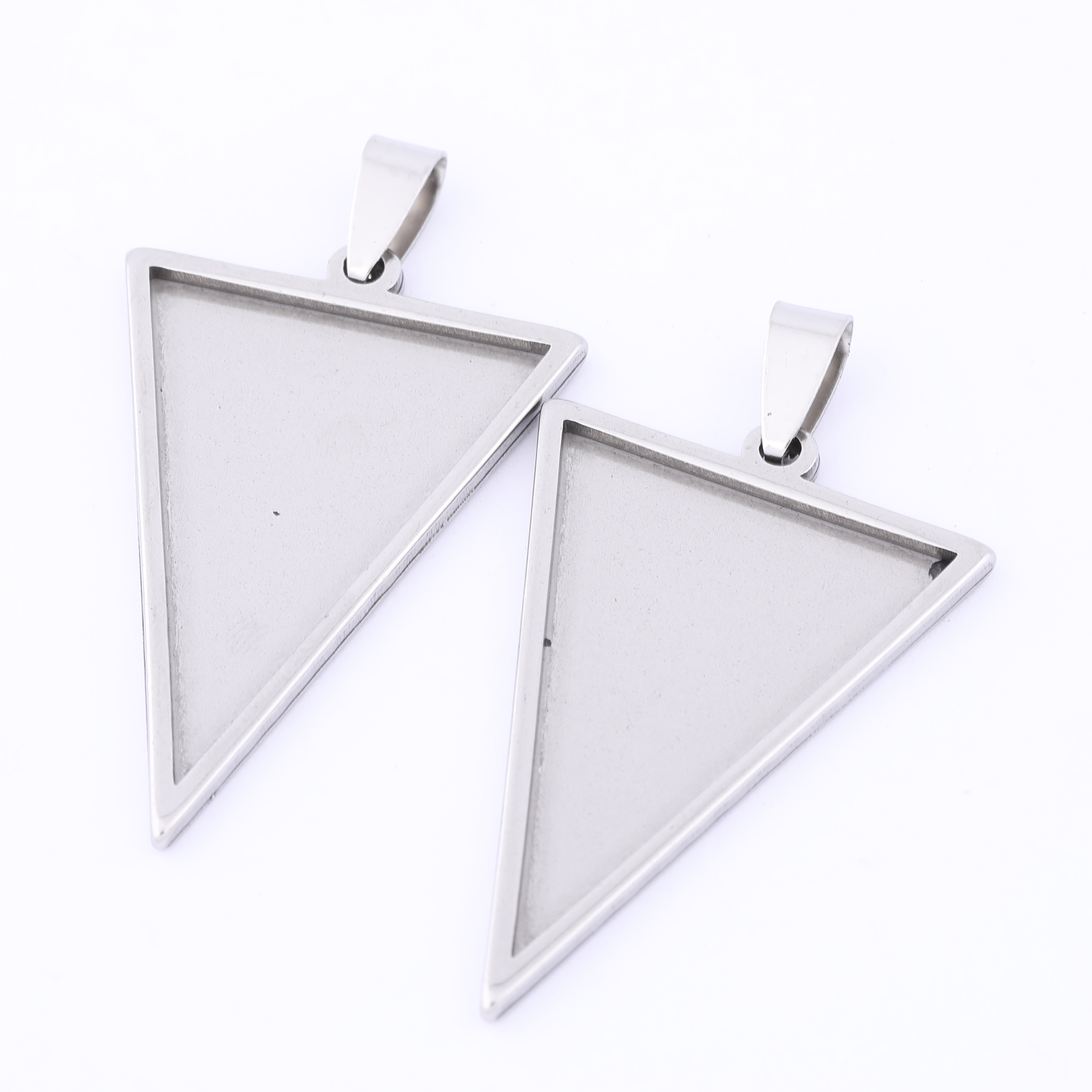 5pcs Stainless Steel 25x35mm T - مراجعة Bezels Set Pendant وسعره