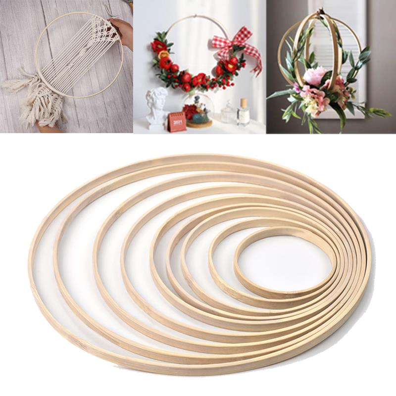 1/5Pcs 8-33cm Wooden DIY Handm - مراجعة Wood Ring Blank وسعره